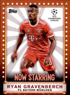 2022-23 Topps UEFA Club Competitions Now Starring Ryan Gravenberch #NS-6