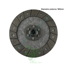DISCO FRIZIONE MOTOCOLTIVATORE GRILLO 131 DIAMETRO 160mm DENTI 6 16X13mm
