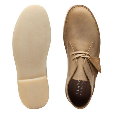 Clarks Men's Desert Boot Maple Leather 26174057 | eBay