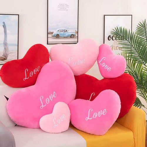 Heart Shape Soft Pillow Valentines Day Stuffed Pillow New Heart Plush Pillow