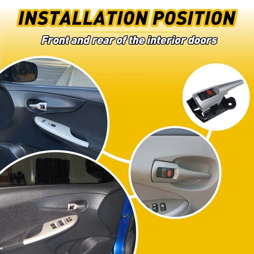 For 2009-2013 Toyota Corolla Interior Door-Handle Front/Rear Passenger Side D - Picture 16 of 25