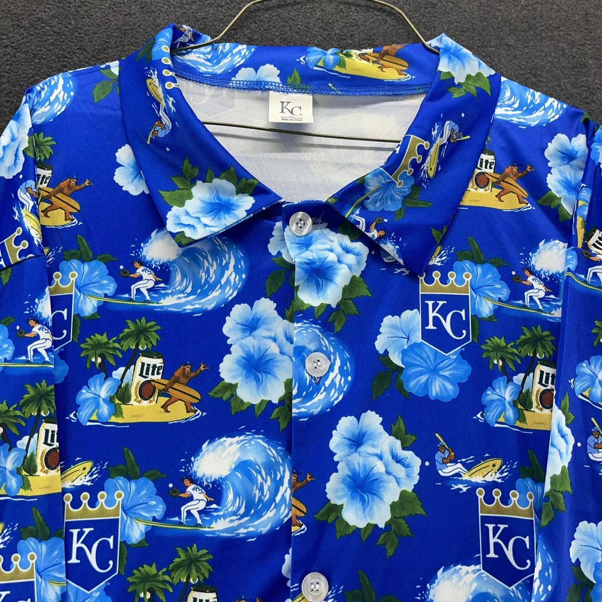 KC Royals Hawaiian Shirt XL 2024 SGA Bo Jackson HOF Induction Day