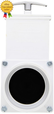 6301M PVC Gate Valve Black 3'' Slip W/Metal Handle