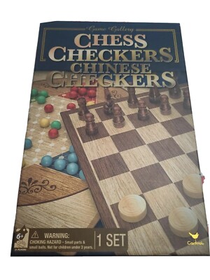 Game Gallery Chess Checkers And Chinese Checkers Classic Folding Game Sets