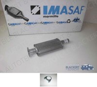 Imasaf Auspuff VorschalldäMpfer FüR Jeep Cherokee Xj 4.0 I Ohne Kat 1988-1991