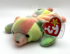 TY Original Beanie Baby - 1998 Sammy Tye Dye Bear New with Tag