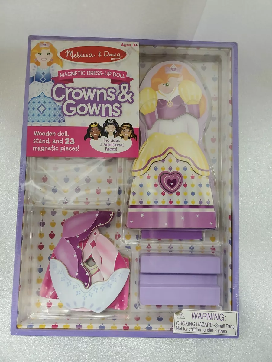 Melissa and doug cheap crowns and gowns