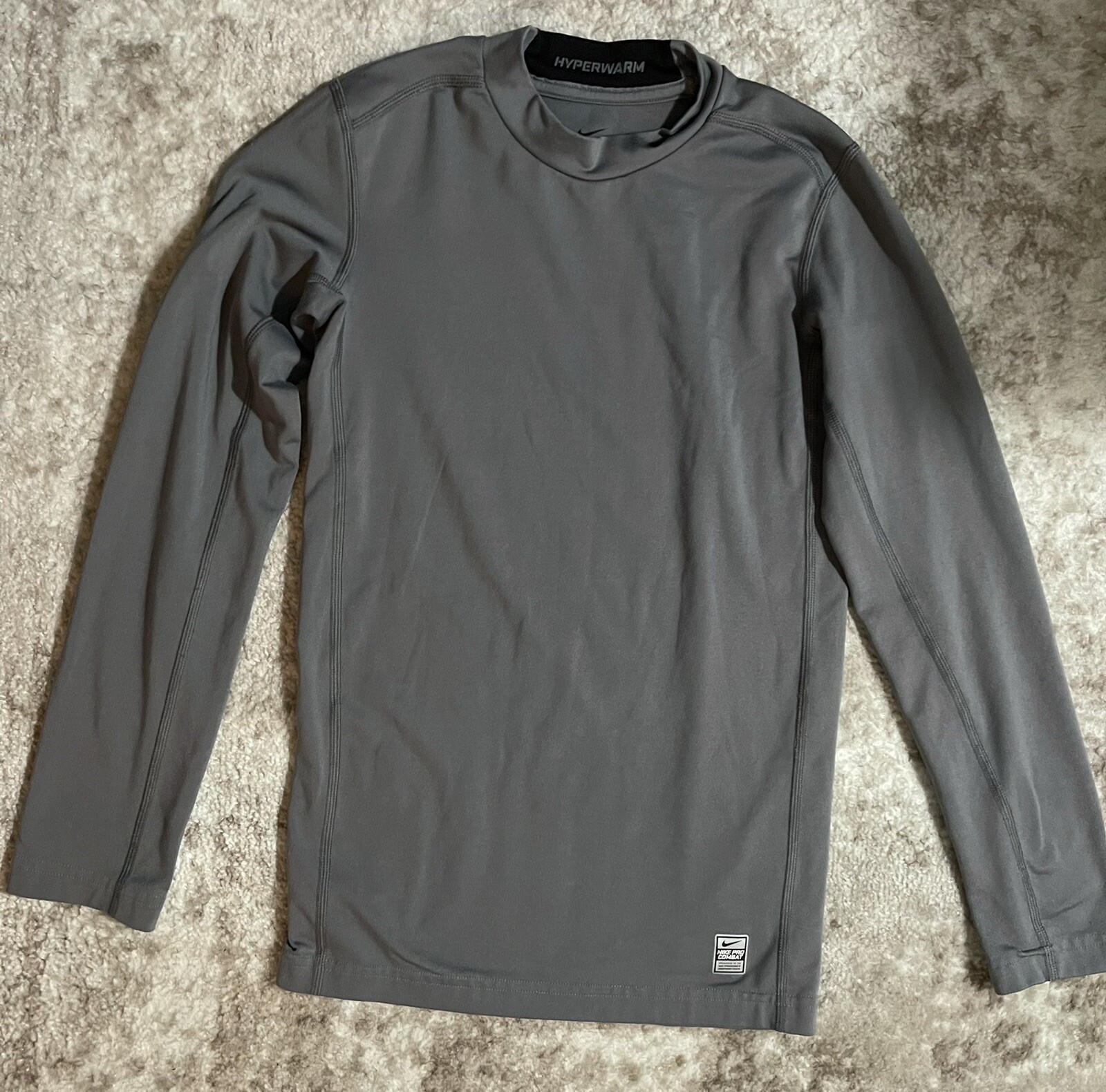 Nike Dri-Fit Shirt Boys XL Gray Pro 