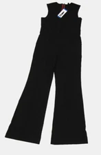 BUFFALO by David Bitton Black Zip Sleeveless Ponte Jumpsuit Small S NWT Womens