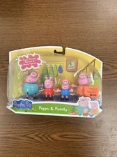 Peppa Pig Family Fisher price Action Figures 4pc **NEW** Mattel