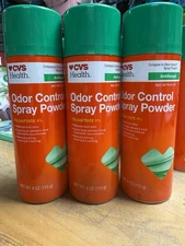 3 CVS Odor Control Spray Powder 4oz Each Expires 12/2025