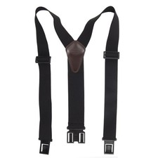 Dickies Men s Belt Clip Stretch Suspenders, Black, One Size Size, Black