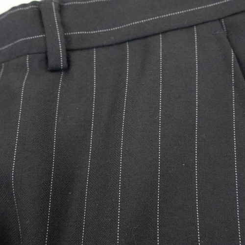 TUTA GUCCI Tom Ford epoca piatta anteriore testurizzata nera gessato come nuova 40 R - Foto 14 di 14
