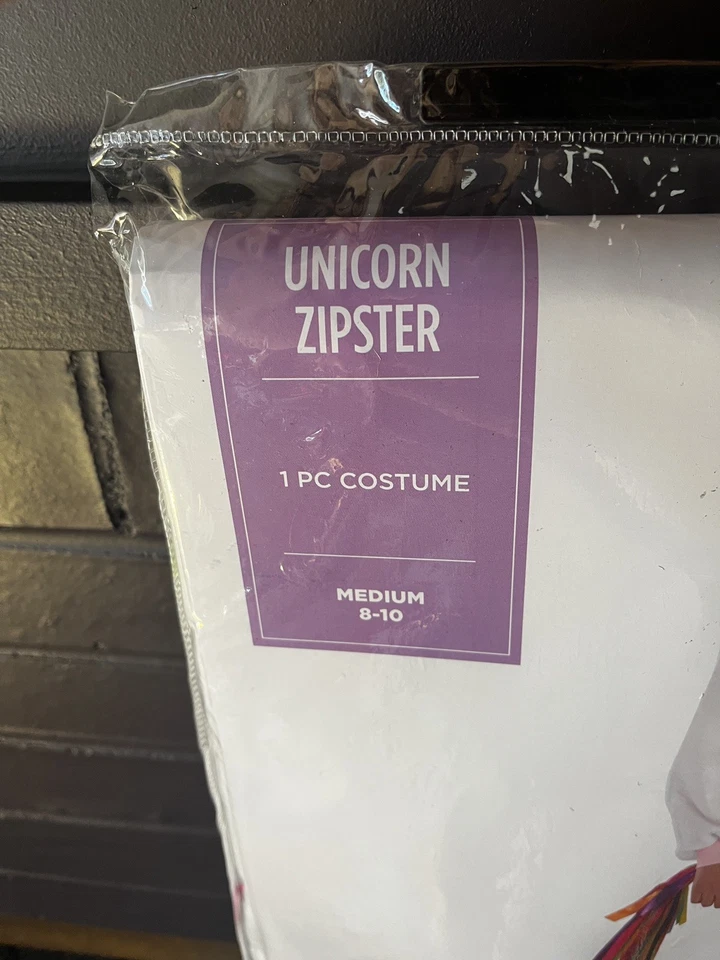 Disfraz de Unicornio con Cremallera para Niñas Niñas Disfraces de Animales e Insectos Halloween  Foto 2 de 4