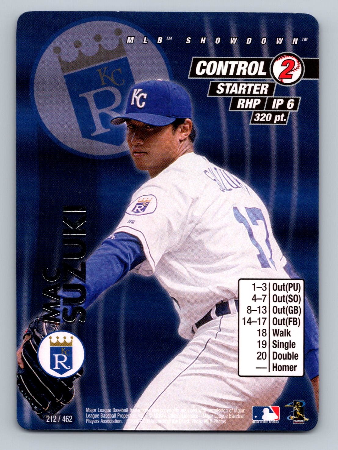 2001 MLB Showdown Unlimited Mac Suzuki #212