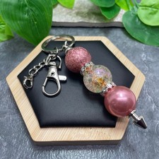 4.5  Stainless Steel Candy Bubblegum Bead Keychain Purse Backpack New C1078