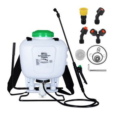 REALWORK 4-Gallon Backpack Sprayer with Padded Shoulder Strap for Garden
