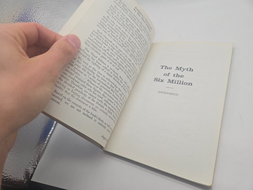 The Myth of the Six Million Anonymous 1978 Noontide Press - Imagen 5 de 8