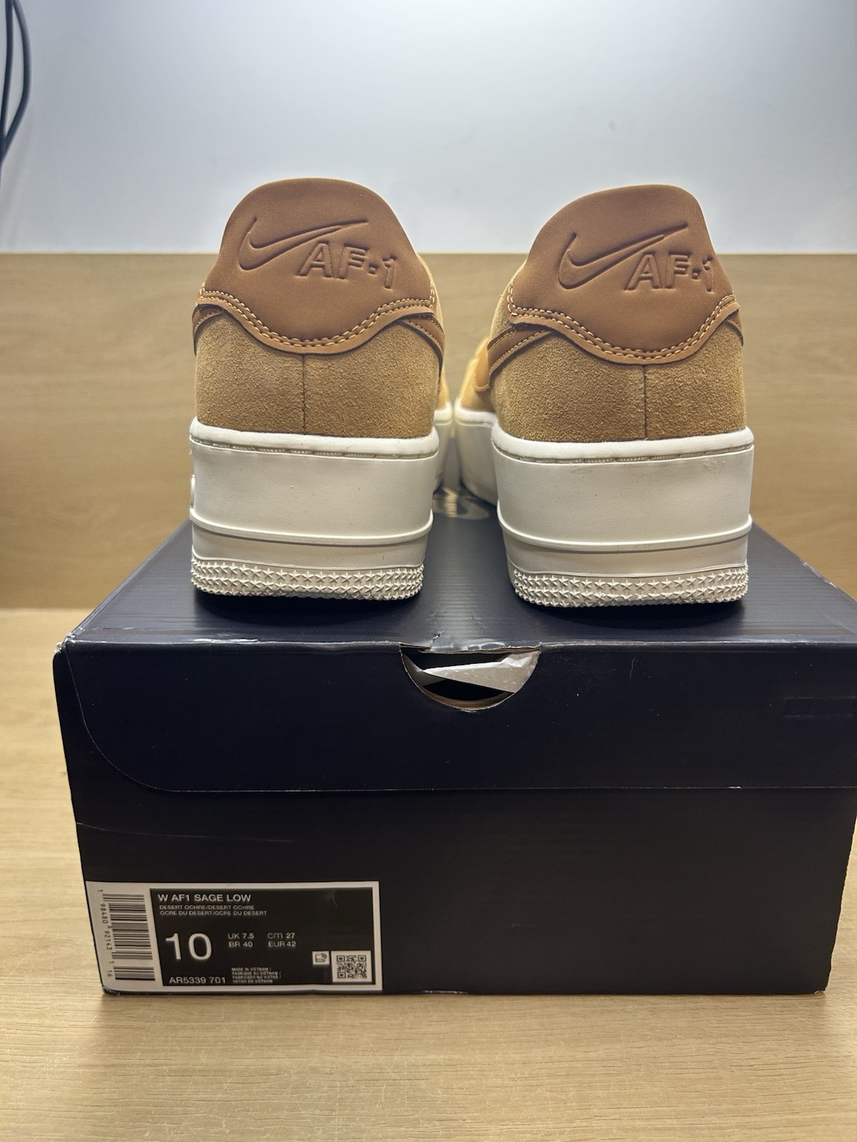 Nike Air Force 1 Low Sage Desert Ochre Women's AR5339-701 New thumbnail 10