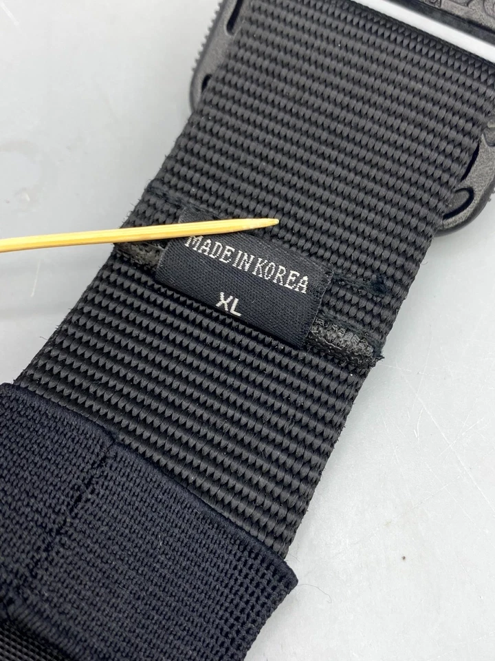 Cinturón táctico TRU-SPEC para hombre XL negro nailon correas militares resistente ajustable Foto 4 de 4