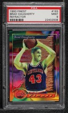 1993-94 Topps Finest Refractor Brad Daugherty #193 PSA 9 MINT j2k