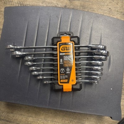GearWrench 8Pc Metric Reversible Combination Ratcheting Wrench Set GWD8RRWMM NEW