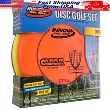 Beginner Disc Golf Set W/ Avair Shark Leopard DX Plastic Assorted Colors Lighter
