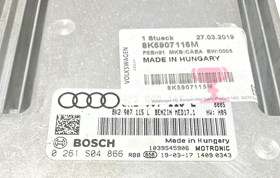 Módulo de computador motor Audi A4 2015 8k2907115 fabricante de equipamento original - Imagem 3 de 4