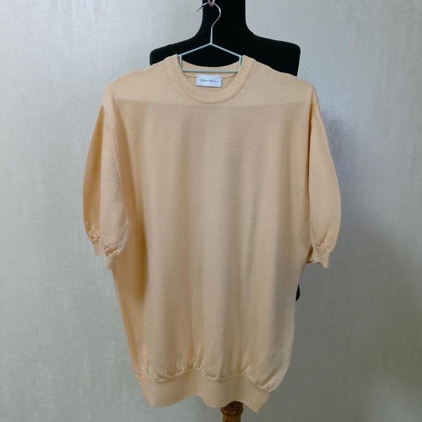 Women Peter Hahn Shirt Yellow Wool L