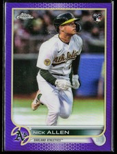 2022 Topps Chrome Update #USC117 Nick Allen Purple Refractor (RC)