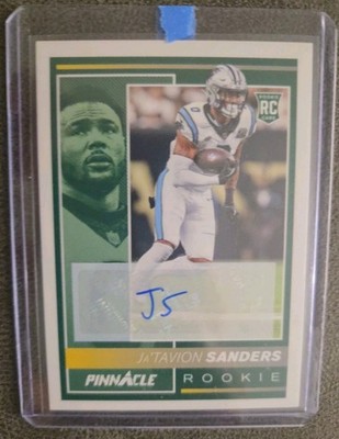 2024 PANINI ENCORE PINNACLE JA'TAVION SANDERS AUTOGRAPH RC #/199