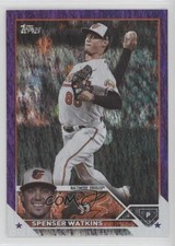 2023 Topps Series 2 Retail Purple Foil /799 Spenser Watkins #393 1b1g
