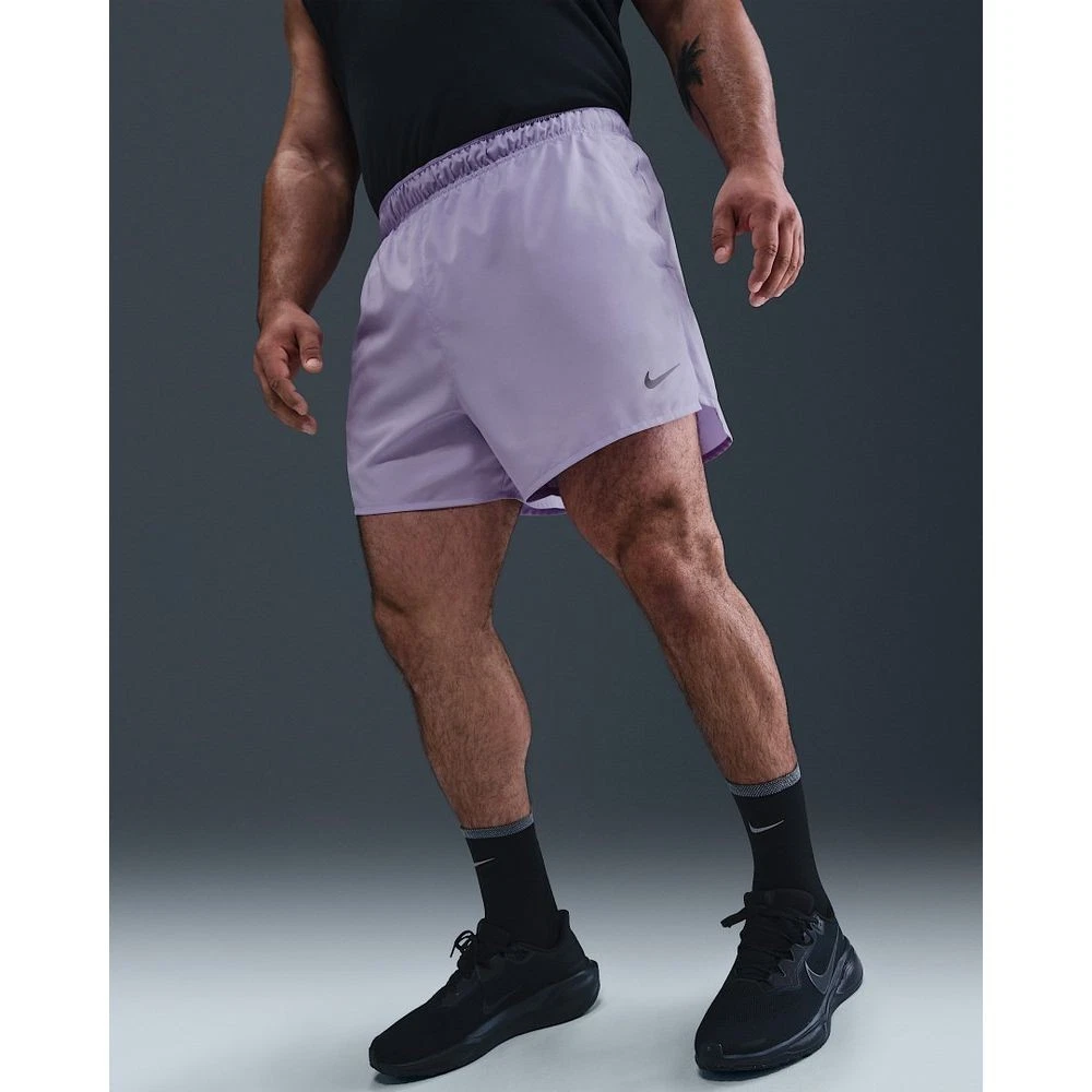 Nike Challenger Dri-Fit Brief Lined 5" Running Shorts Adult XL Purple Gym Swoosh