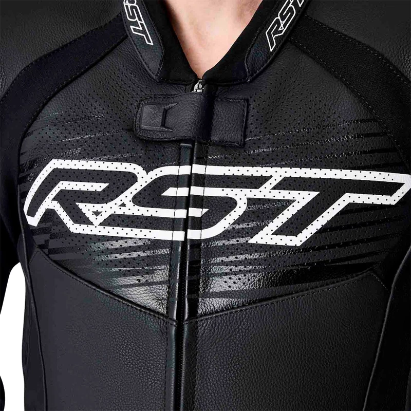 RST Tractech Evo D3O Leather Black White, photo 2 of 11