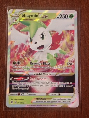 Pokemon Shaymin VSTAR 14/172 Strahlende Sterne (Gebraucht) in Uznach