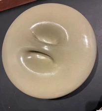 1950 Iroquois Forest Green Casual Covered Casserole Dimpled Top Russell Wright