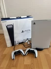 Sony PlayStation 5 825 GB White Disc Console Boxed With 2 Pads