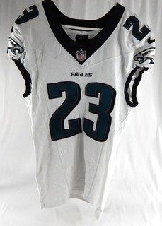 2023 Philadelphia Eagles Eli Ricks #23 Game Used White Jersey 40 DP111908