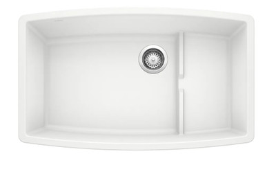BLANCO PERFORMA CASCADE 440066 Super Single Undermount Sink White