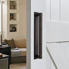Barn Door Handle, 12" Rustic Pull Handle Heavy Duty