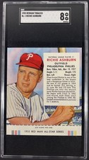 1955 Red Man (T235) #NL1 Richie Ashburn SGC 8 NM-MT High Grade