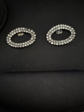 Vintage Clear Rhinestone Shoe Clips For Fancy Shoes Shoe Bling