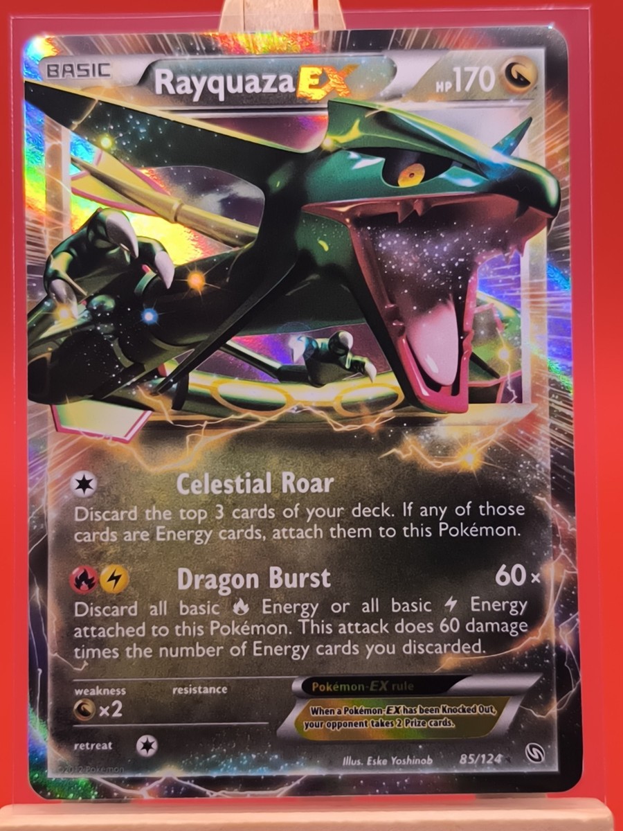 CAR-RAYEX HF-RAYEX ELO-RAYEX セット Rayquaza Ex 85/124 Dragons Exalted Ultra Rare Holo Pokemon Card | eBay