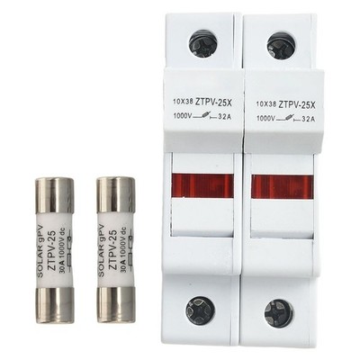 Effizienter 2P Sicherungshalter für Photovoltaik Solaranlagen DC1000V