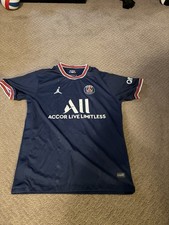 Jordan Paris Saint-Germain Soccer Jersey Navy Red White PSG Football Shirt
