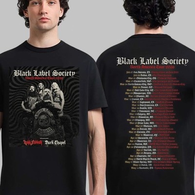 belvet 国旗Tシャツブラック Black Label Society Announce 2026 North American Tour T-Shirt | eBay