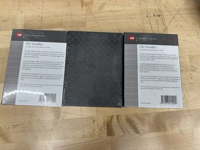 CRU DriveBox Anti-Static 3.5'' Hard Disk Case Lot of 3
