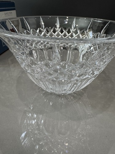 New Marquis By Waterford Shelton Collection Crystal 8" Glass Bowl Signed Germany - Picture 4 of 18