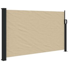 Image of Retractable Side Awning Outdoor Privacy Screen Balcony Sunshade Shelter vidaXL