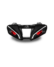 Kt Led Headlight Assembly For Yamaha R6 2006-2007 Adjustable Rgb Demon Eye Color